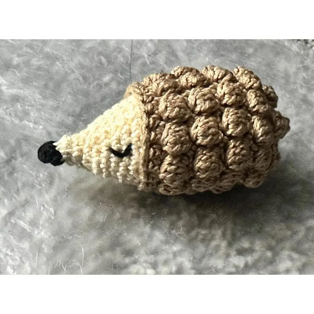Handcrafted Crochet Hedgehog Plush Toy